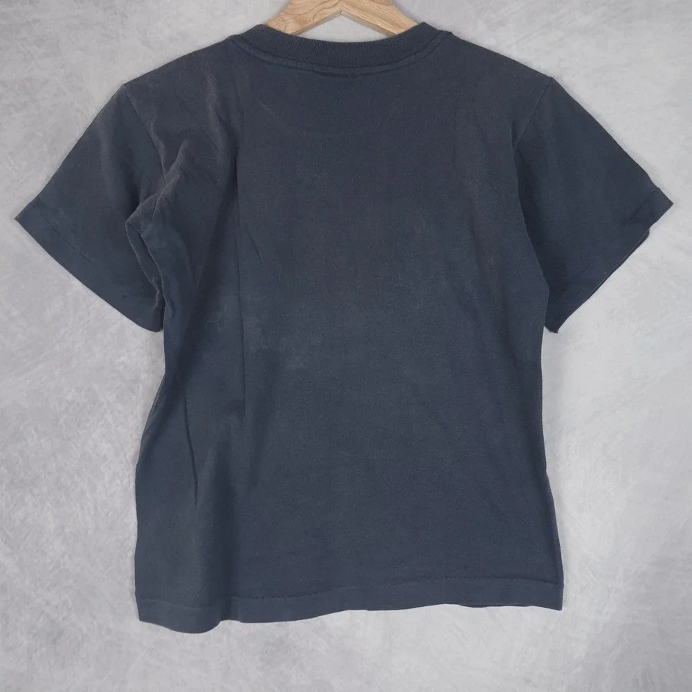 Vintage Notre Dame Fighting Irish Shirt Boys 10 Blue NCAA Football Single Stitch